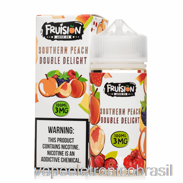 Vape Eletronico Southern Peach Double Delight - Fruision Juice Co - 100ml 6mg